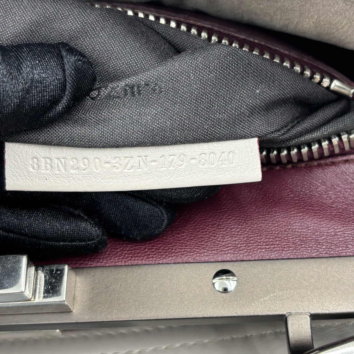 Fendi - Peekaboo Medium - Leather - Grey - (Medium)