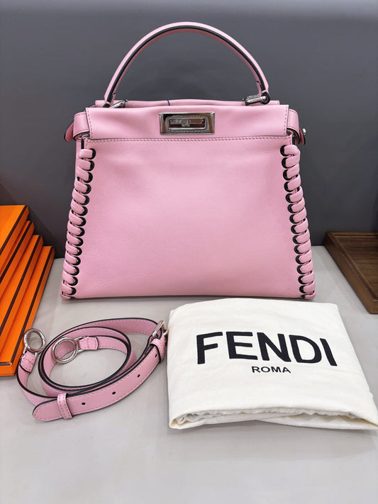 Fendi - Peekaboo Medium - Leather - Pink - (Medium)