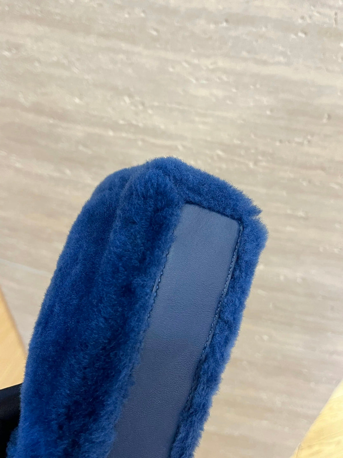 Fendi - Peekaboo Micro - Fur - Shearling - Blue - (mini)