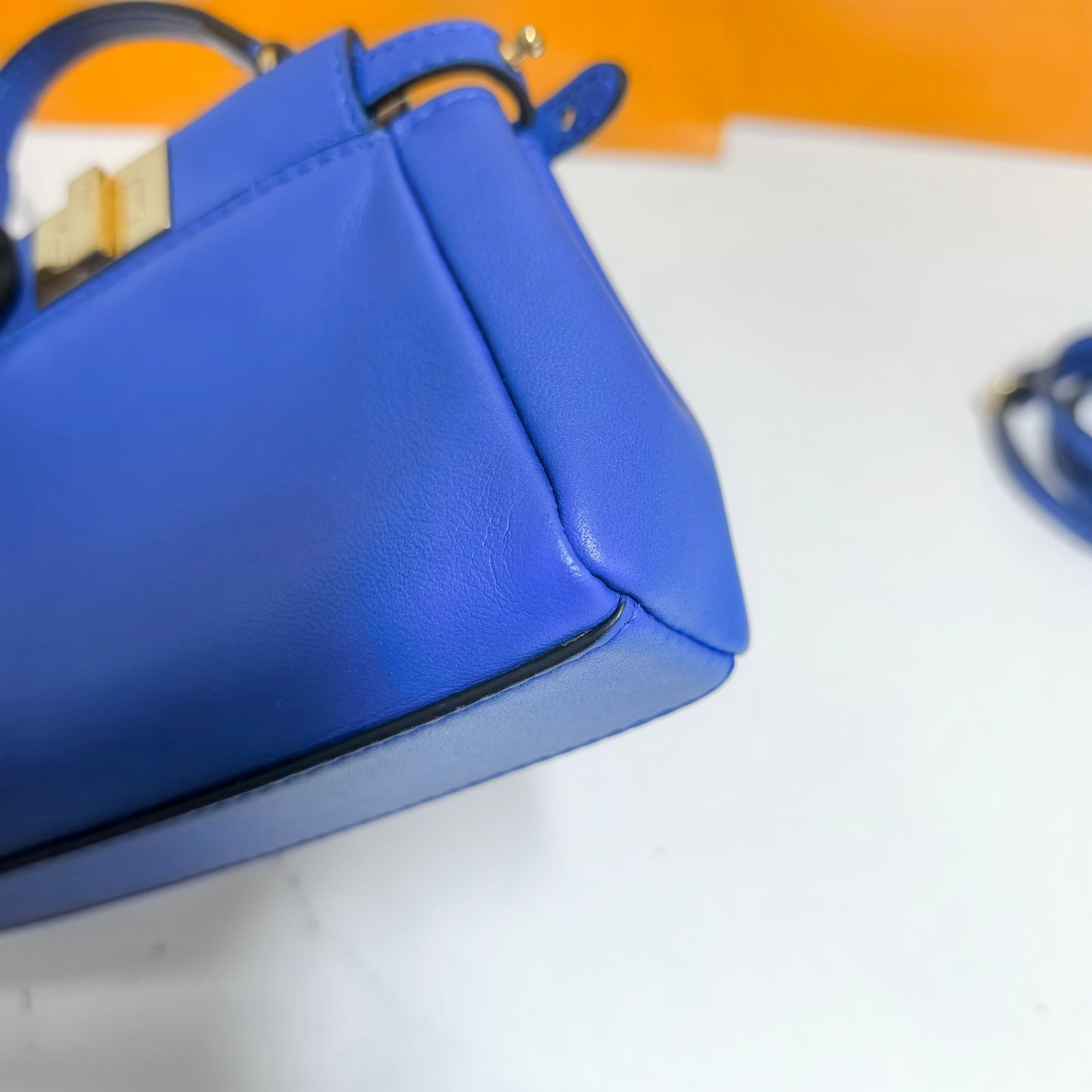 Fendi - Peekaboo Micro - Leather - Blue - (micro)