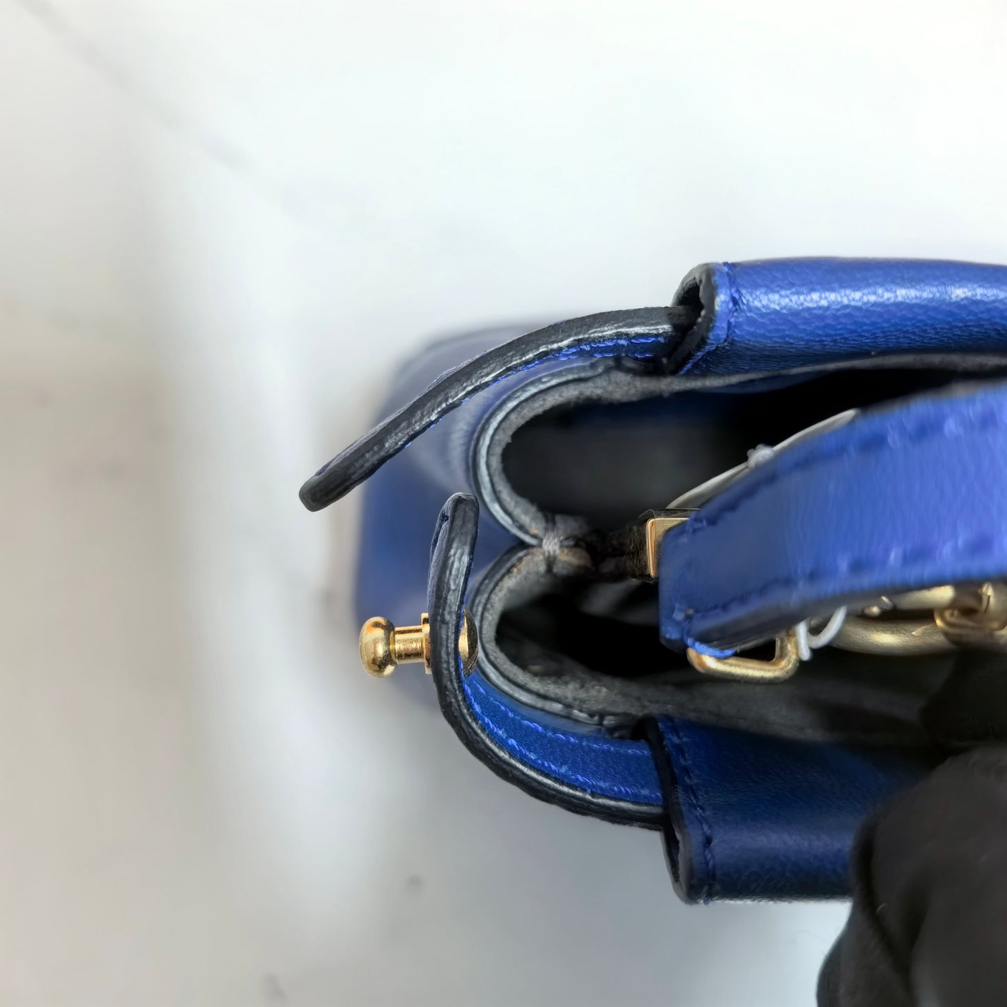 Fendi - Peekaboo Micro - Leather - Blue - (micro)