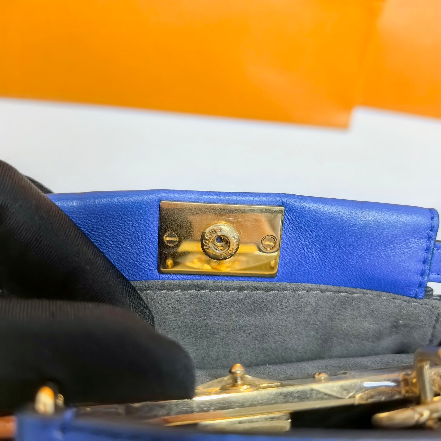 Fendi - Peekaboo Micro - Leather - Blue - (micro)
