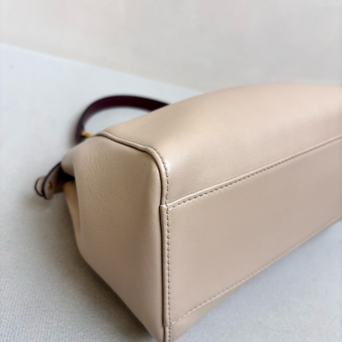 Fendi - Peekaboo Mini - Leather - Beige - (mini)