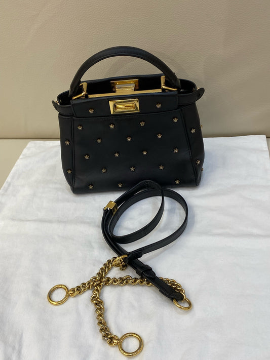 Fendi - Peekaboo Mini - Leather - Black - (mini)