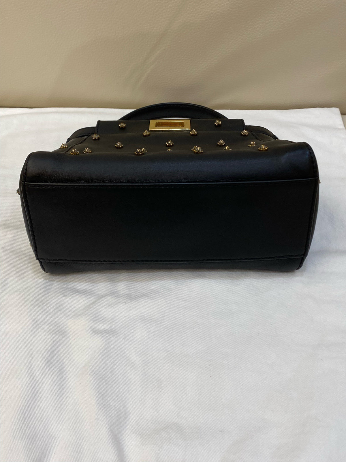 Fendi - Peekaboo Mini - Leather - Black - (mini)