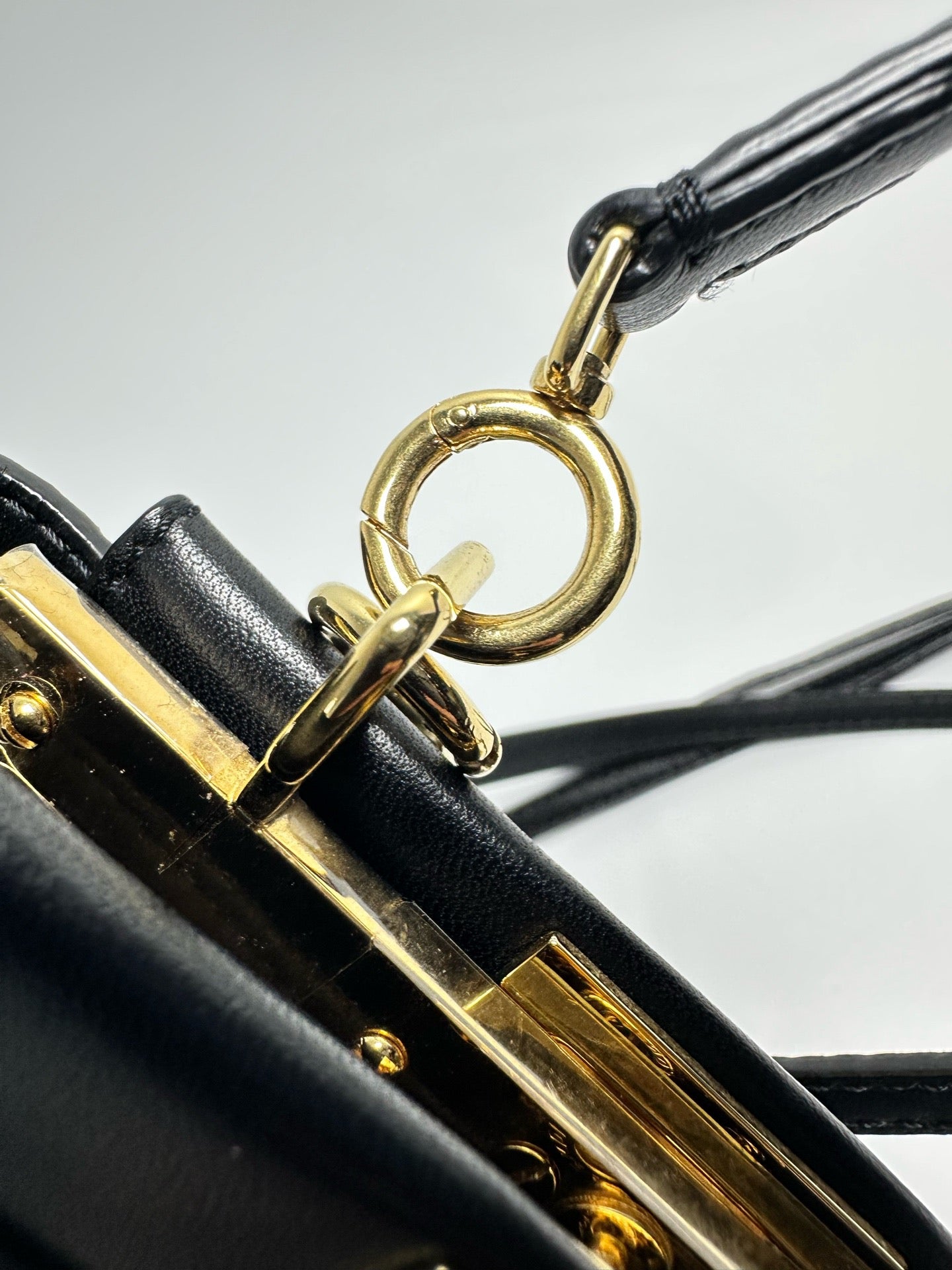 Fendi - Peekaboo Mini - Leather - Black - (mini)