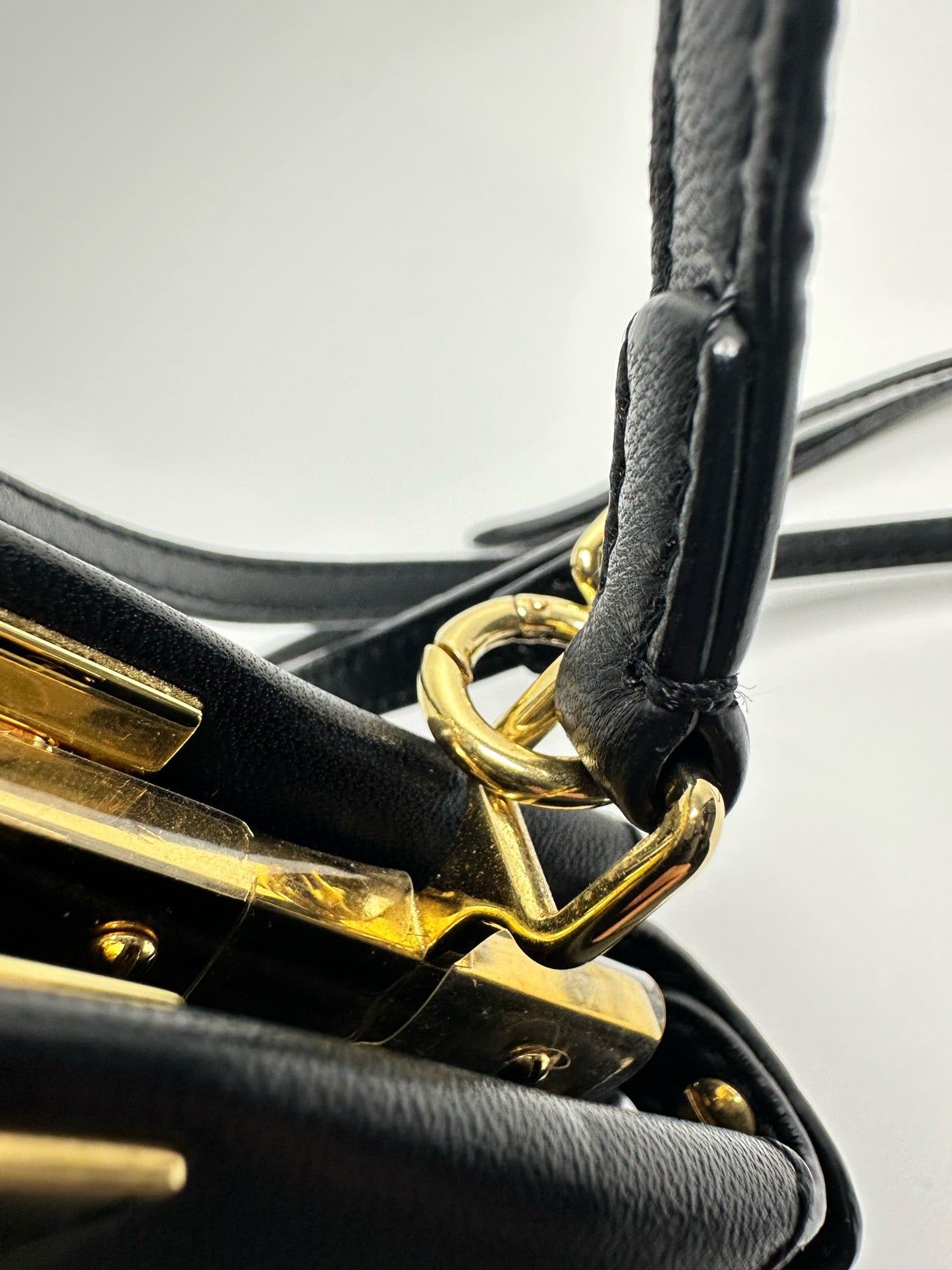 Fendi - Peekaboo Mini - Leather - Black - (mini)