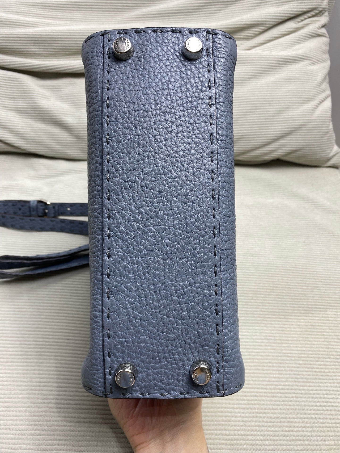 Fendi - Peekaboo Mini - Leather - Blue - (mini)