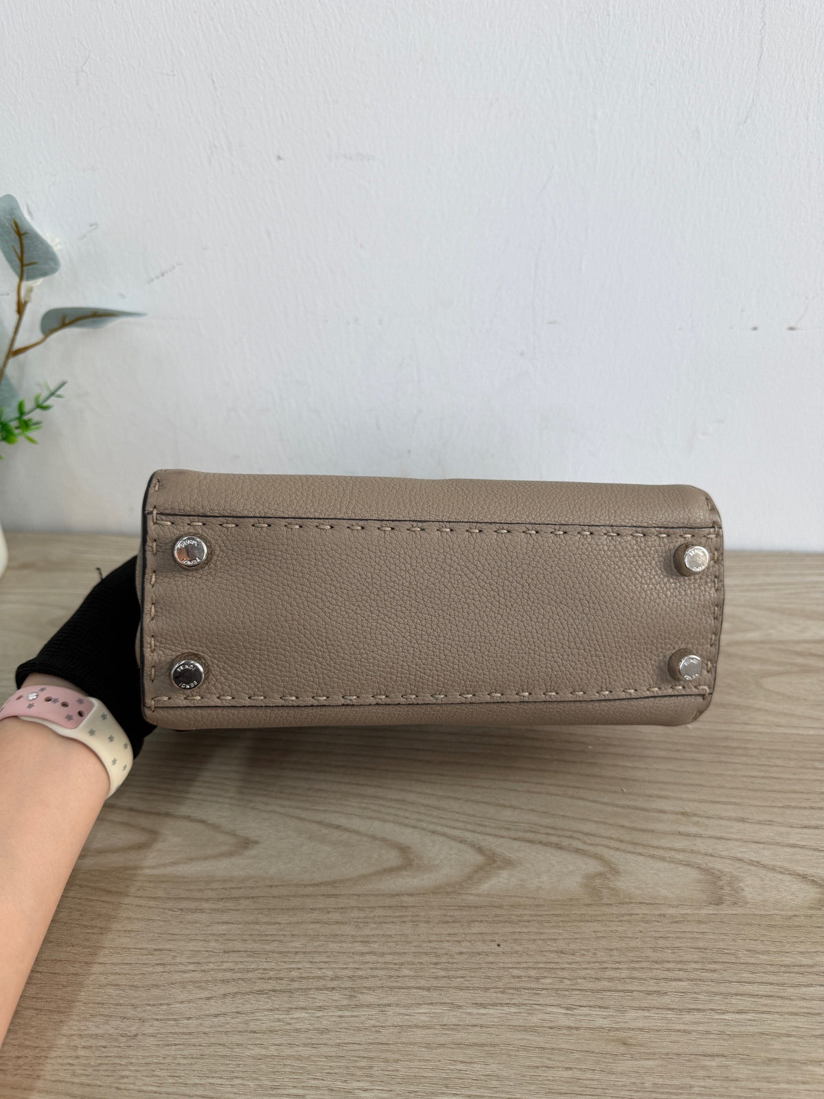 Fendi - Peekaboo Mini - Leather - Grey - (mini)