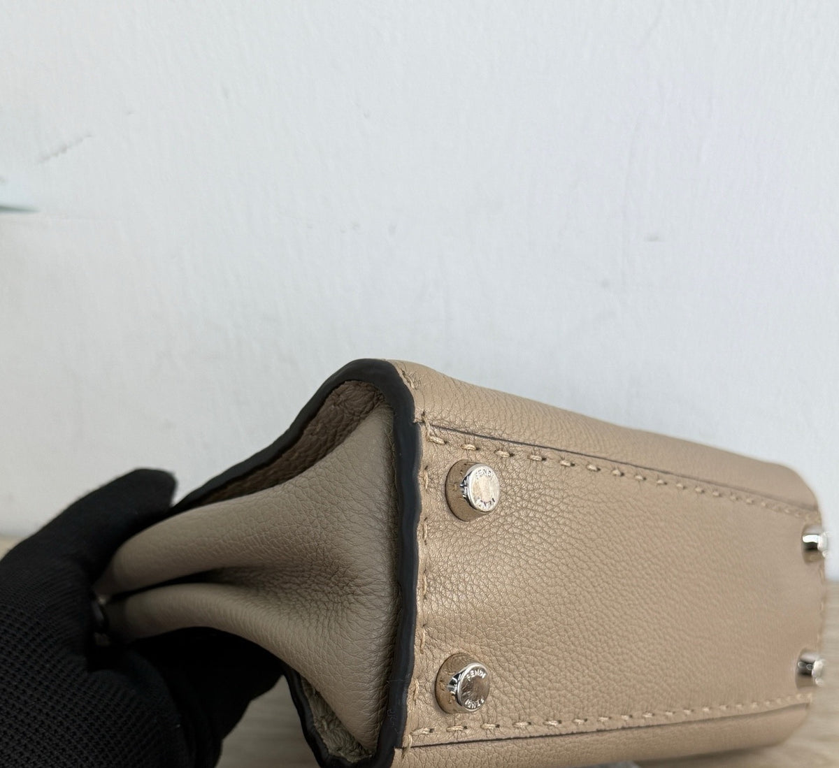 Fendi - Peekaboo Mini - Leather - Grey - (mini)