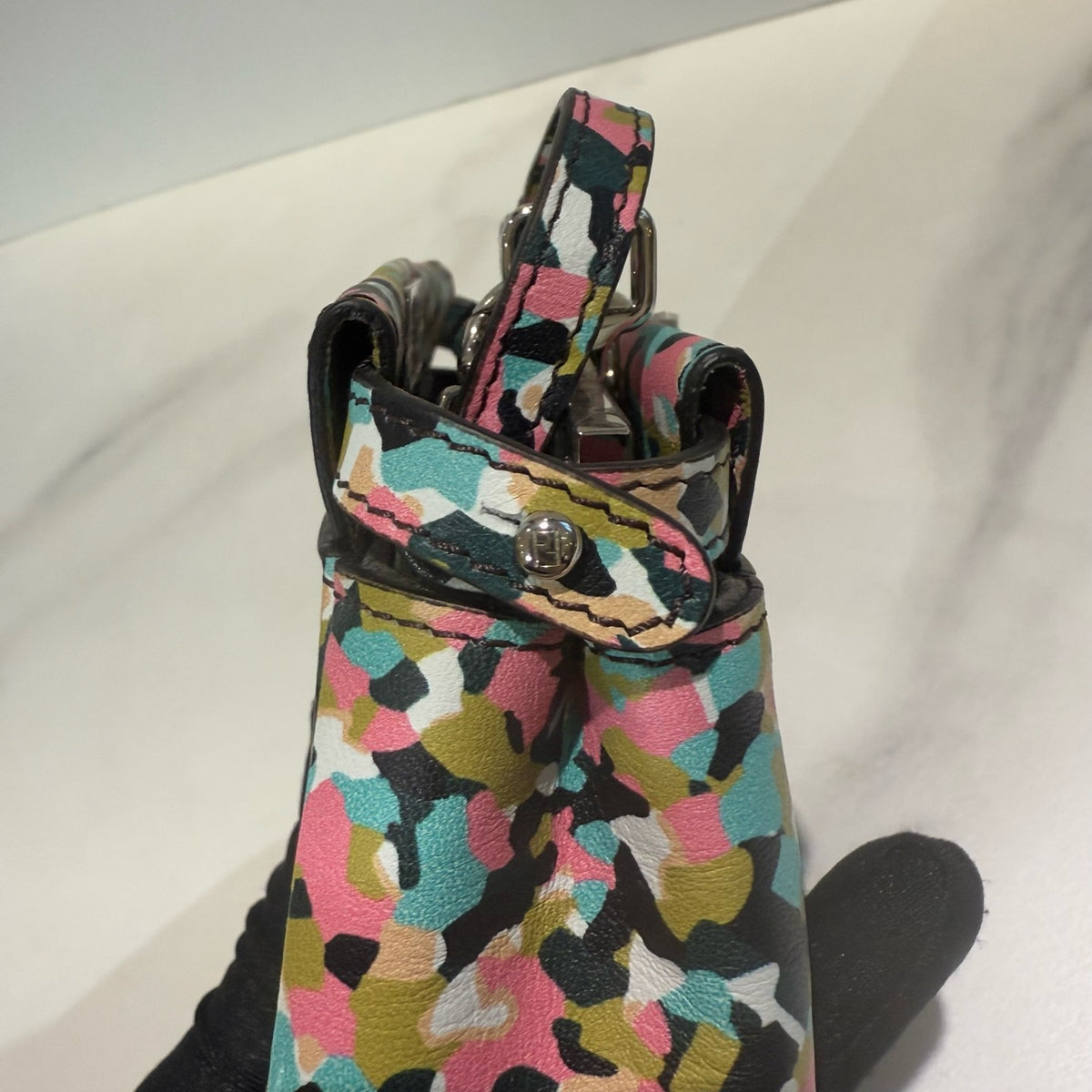 Fendi - Peekaboo Mini - Leather - Multicolour - (mini)