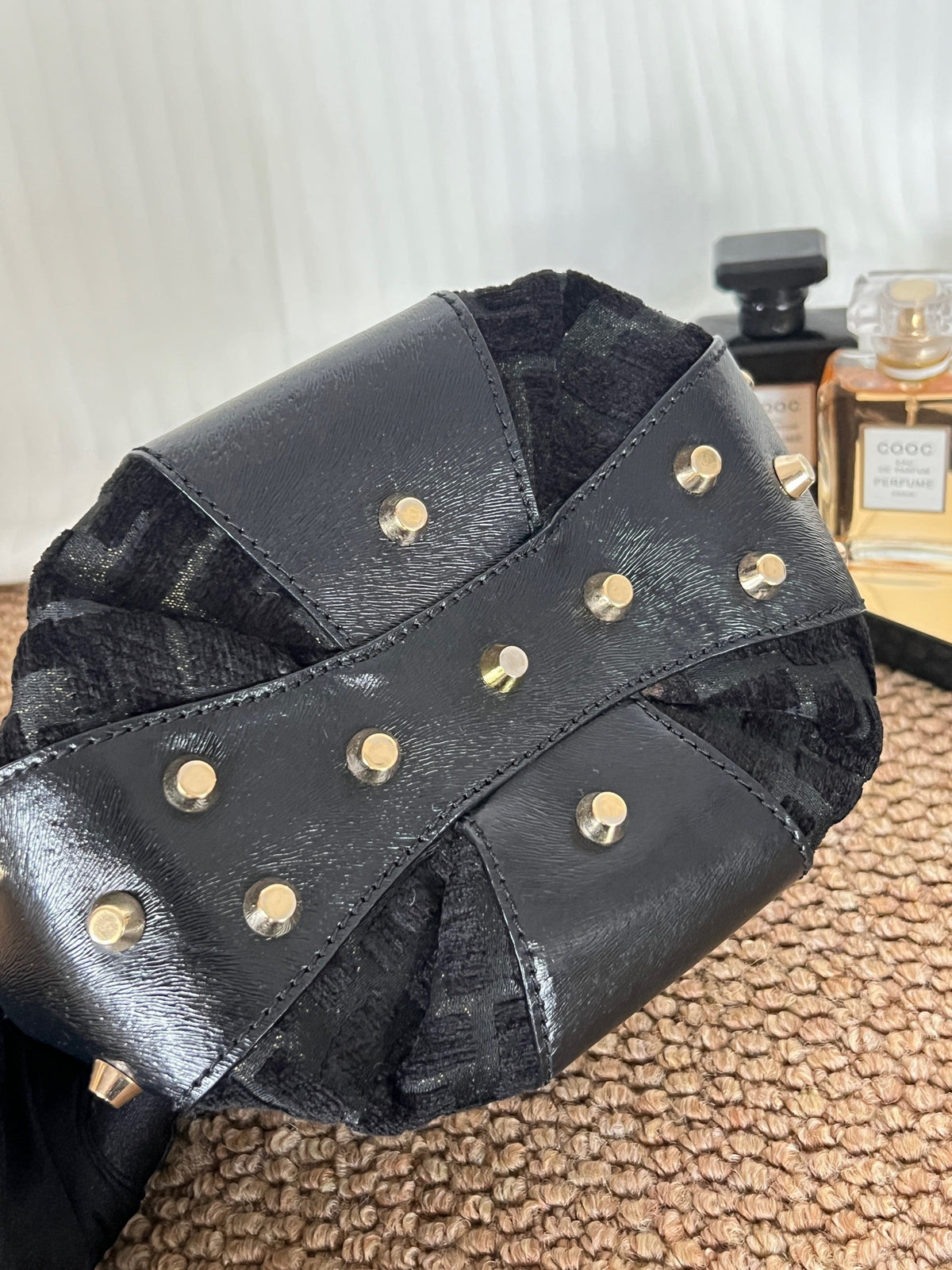 Fendi - Peekaboo Mini - Velvet - Black - (mini)