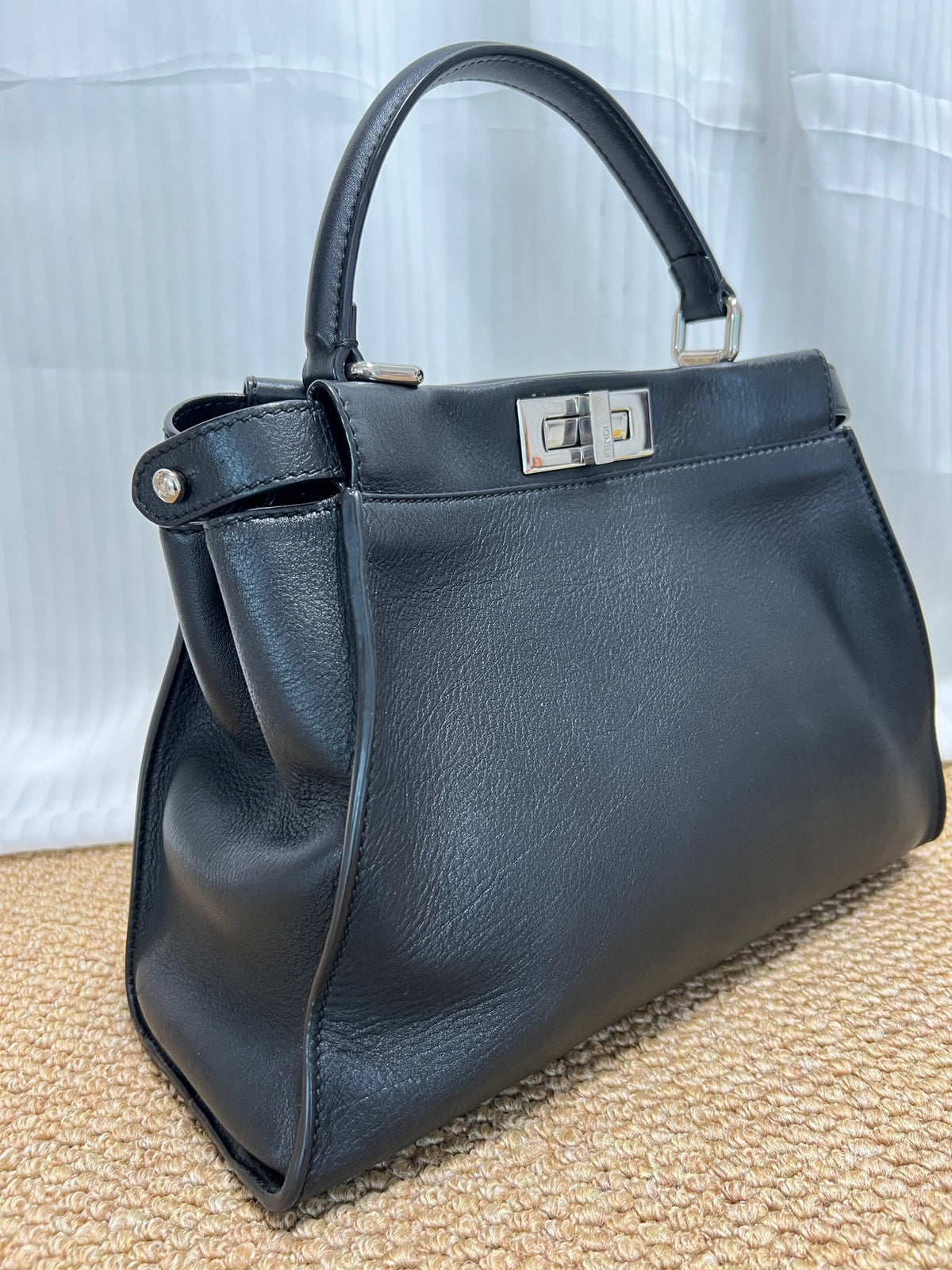 Fendi - Peekaboo Monster - Leather - Black - (medium)