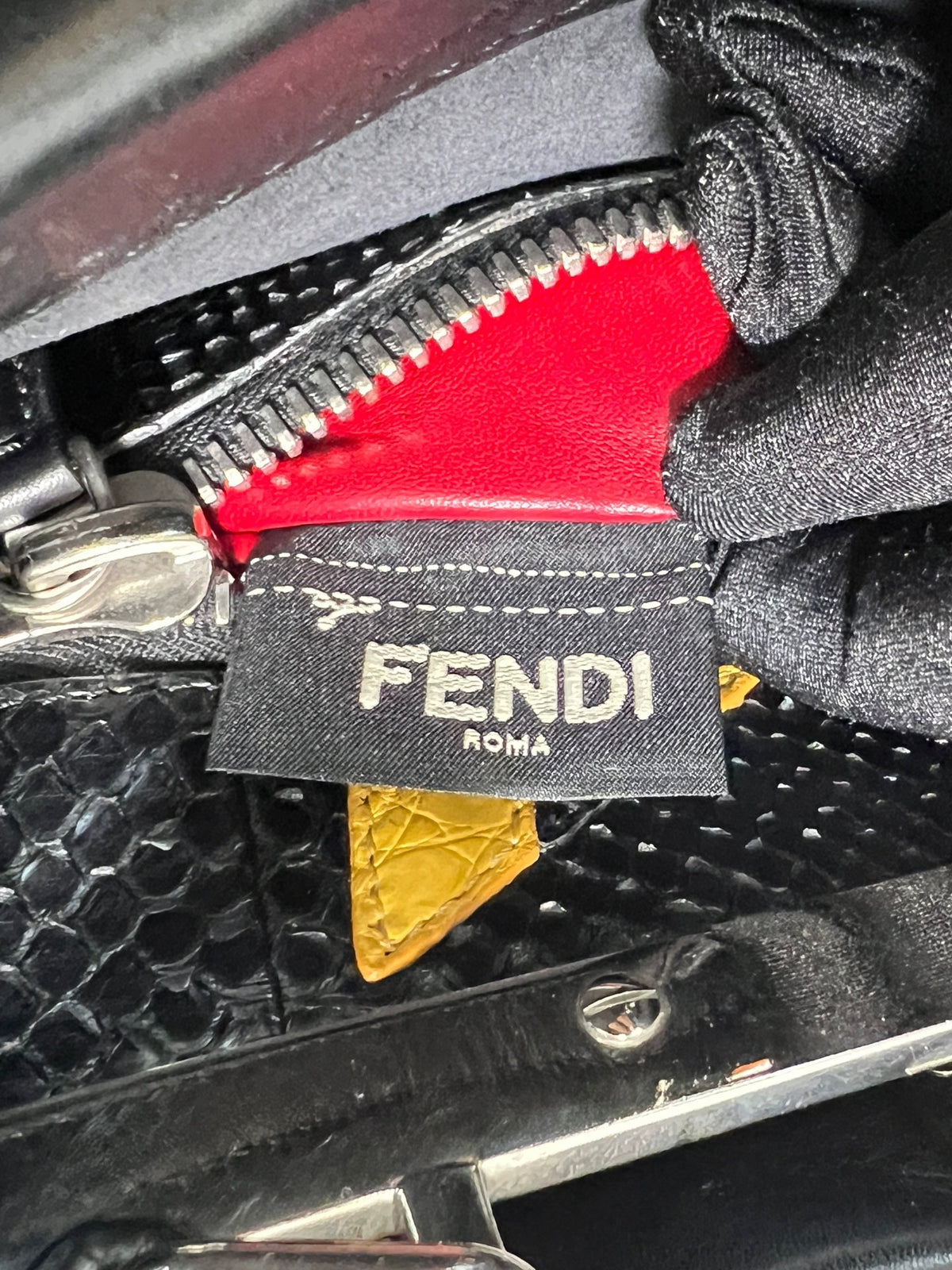 Fendi - Peekaboo Monster - Leather - Black - (medium)