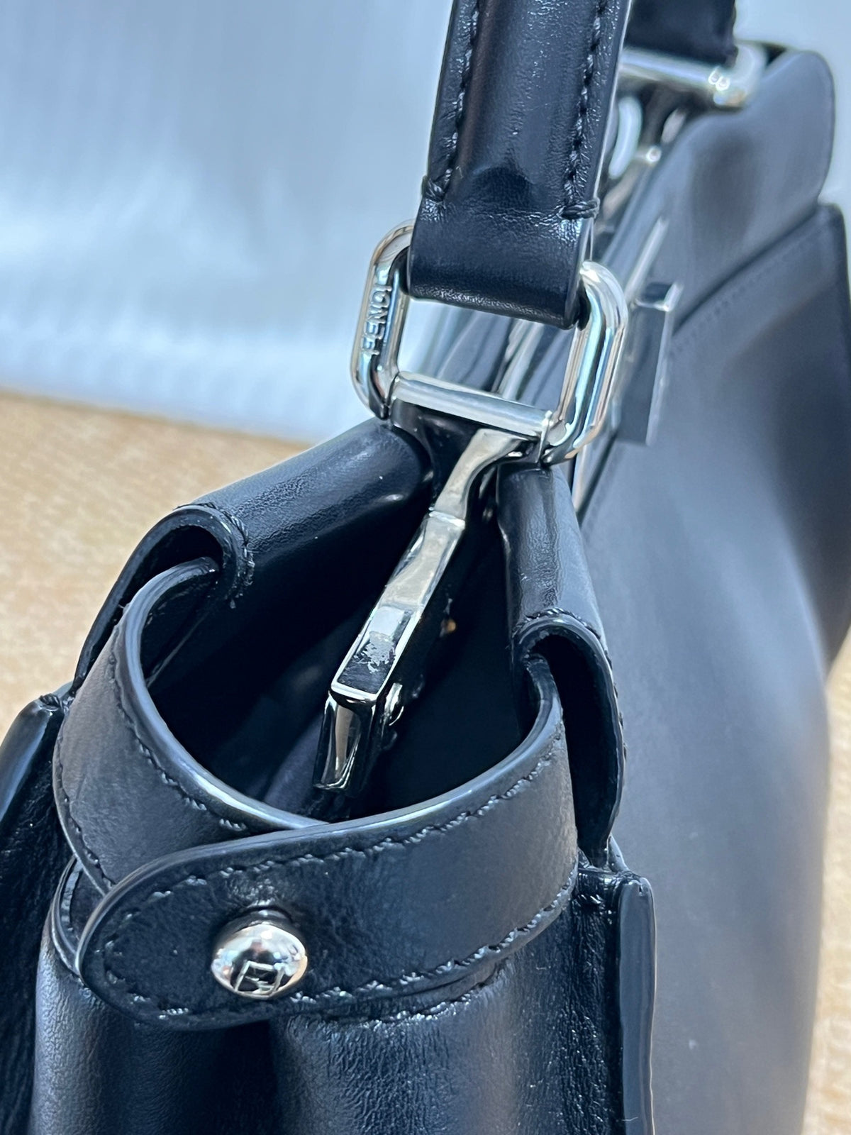 Fendi - Peekaboo Monster - Leather - Black - (medium)