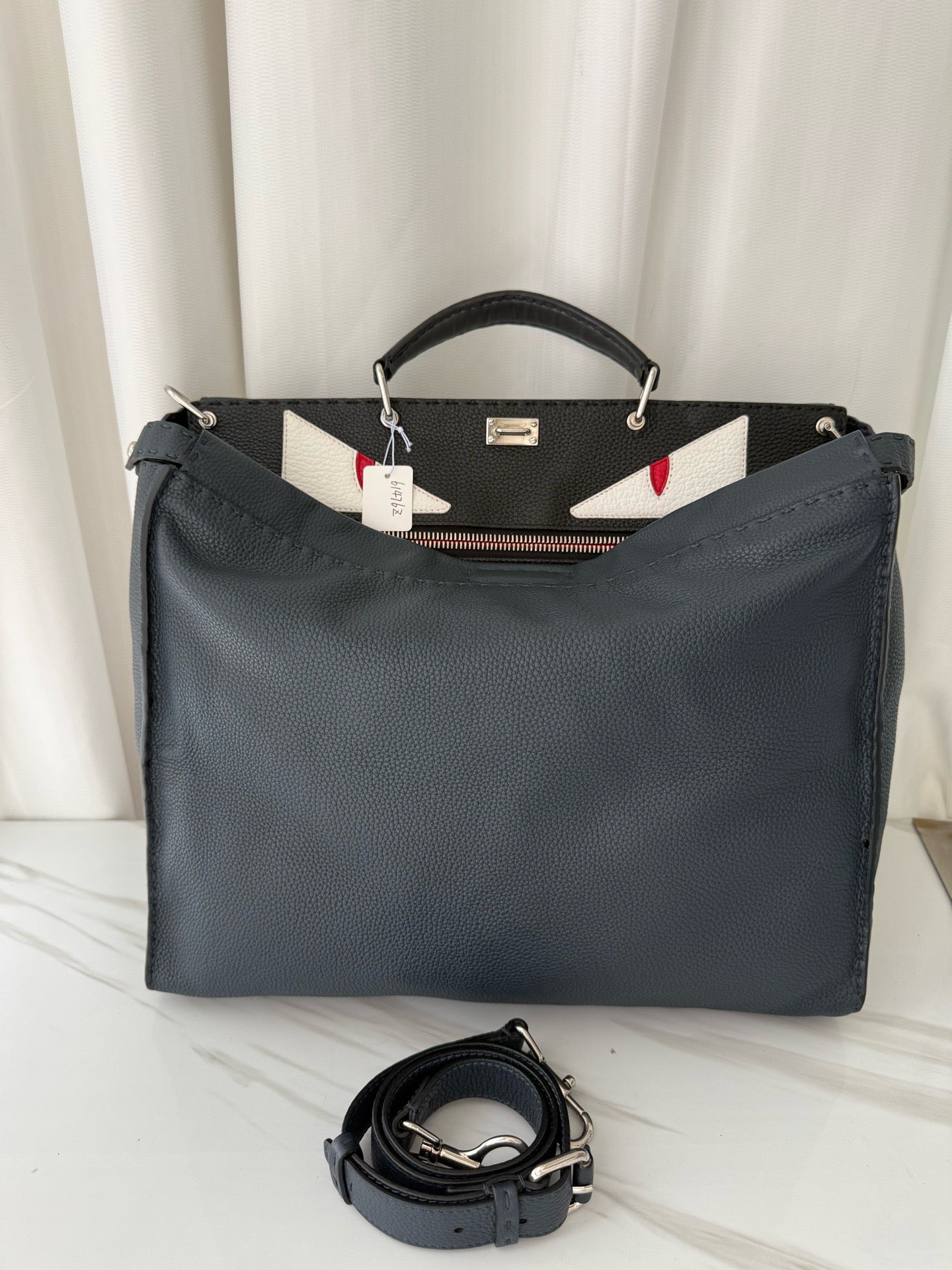 Fendi - Peekaboo Monster - Leather - Blue - (Medium)