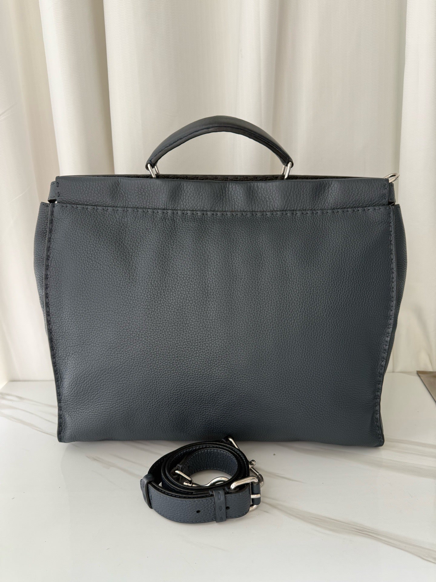 Fendi - Peekaboo Monster - Leather - Blue - (Medium)