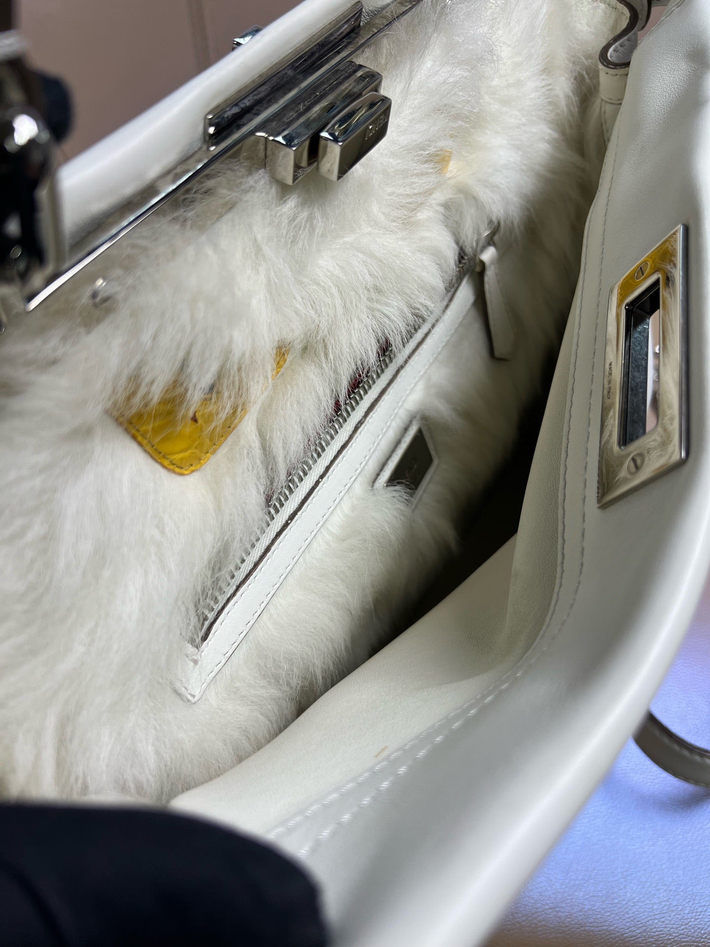 Fendi - Peekaboo Monster - Leather - White - (large)