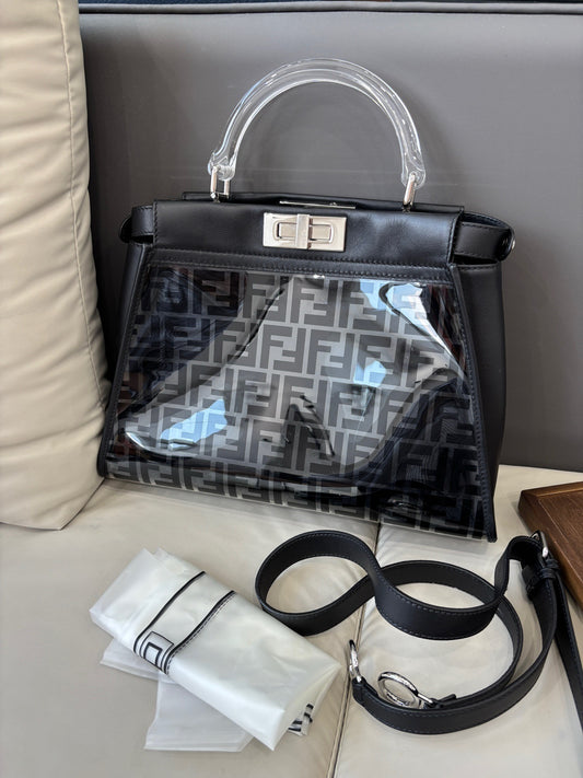 Fendi - Peekaboo - Plastic - Black - (Medium)