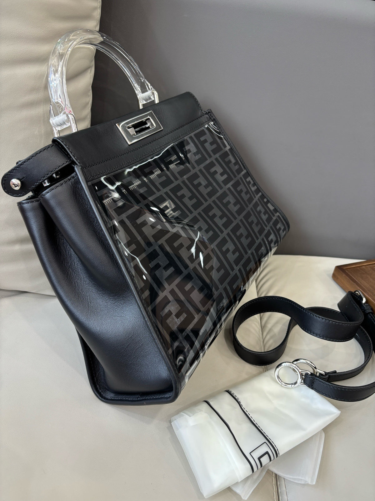 Fendi - Peekaboo - Plastic - Black - (Medium)