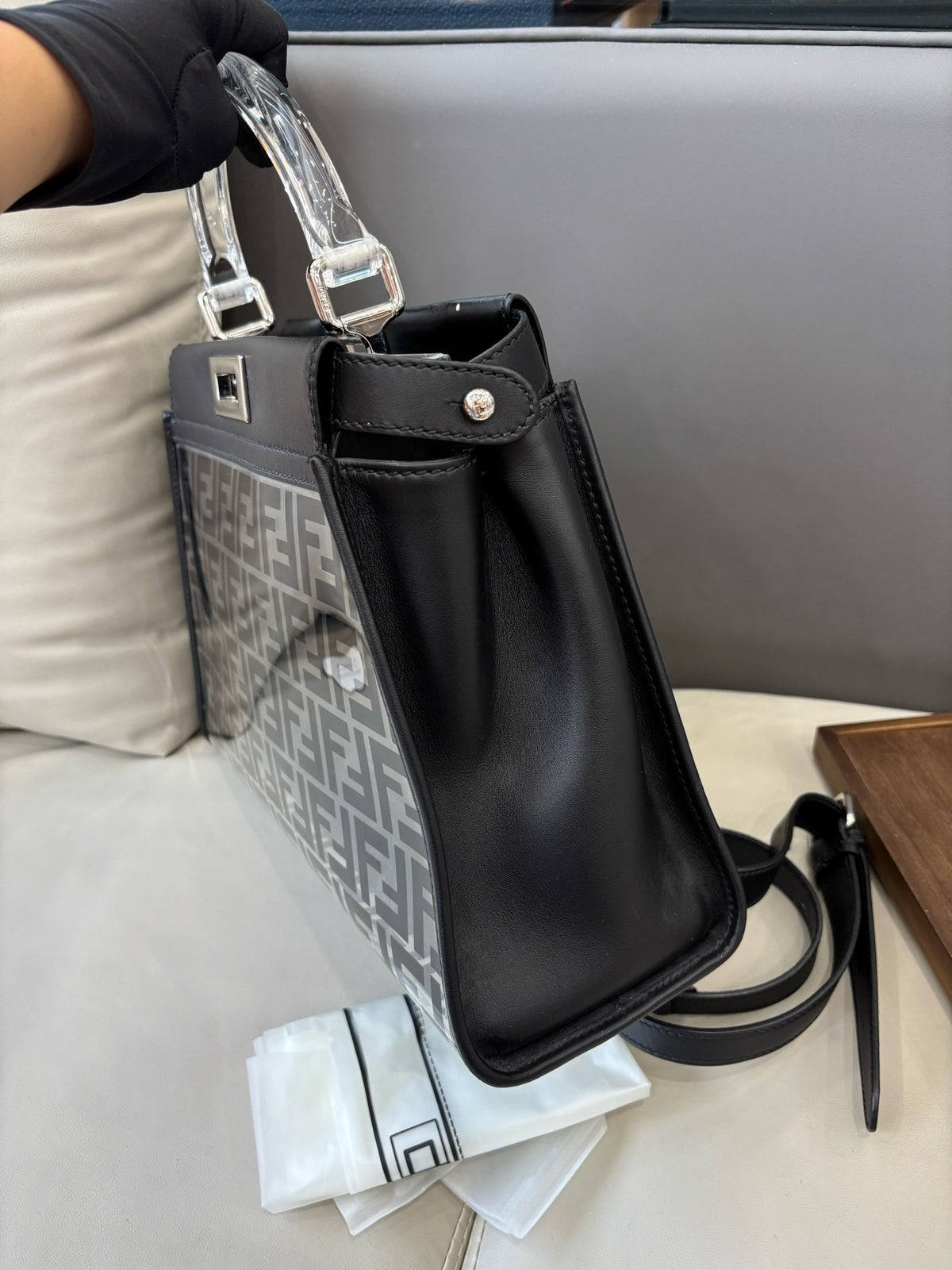 Fendi - Peekaboo - Plastic - Black - (Medium)