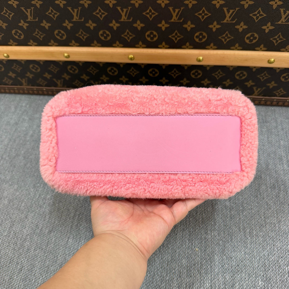 Fendi - Peekaboo Small - Fur - Shearling - Pink - (small)