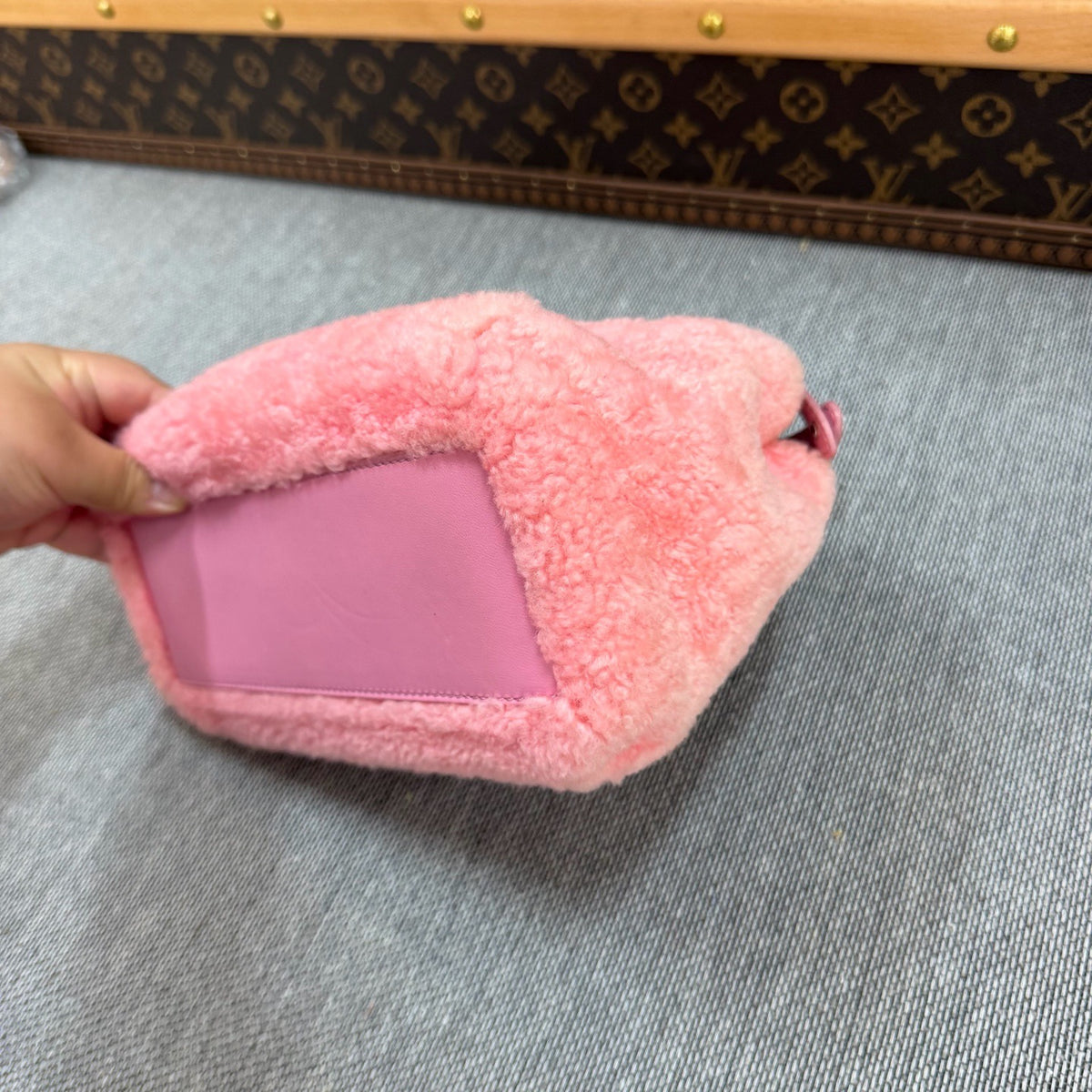 Fendi - Peekaboo Small - Fur - Shearling - Pink - (small)