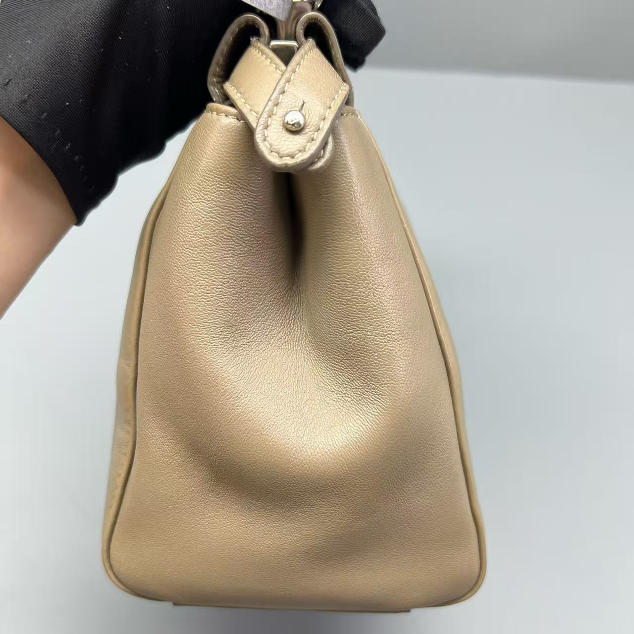 Fendi - Peekaboo Small - Leather - Grey - (small)