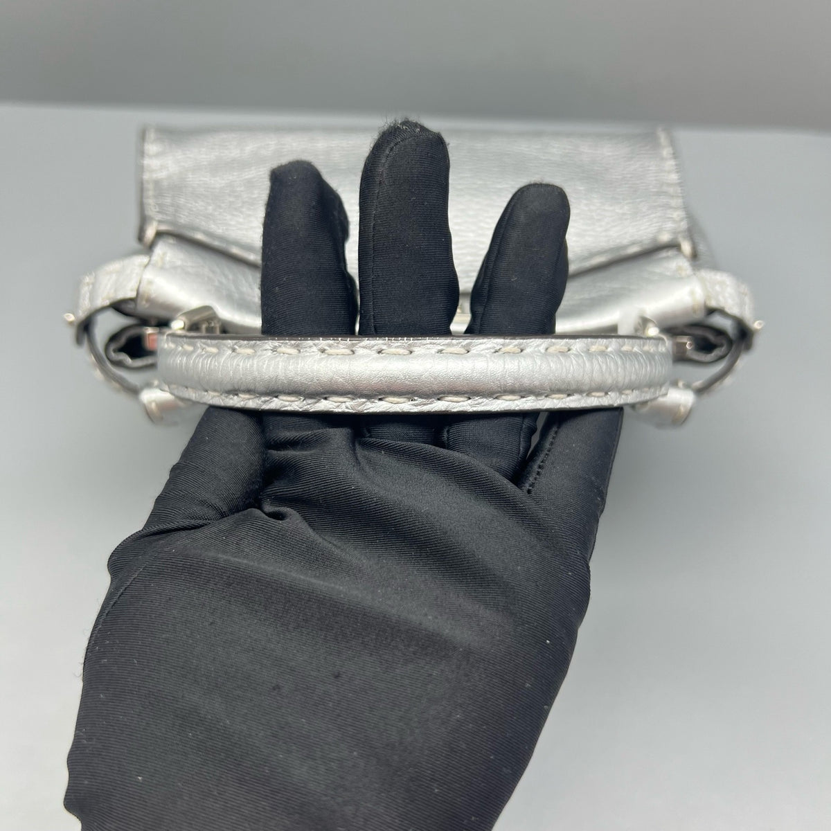 Fendi - Peekaboo Small - Leather - Silver - (small)
