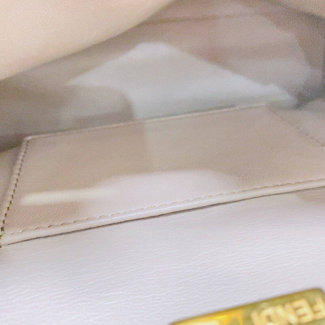 Fendi - Peekaboo Small - Smooth calfskin leather - Nude with Gold-Tone Hardware - (Small)