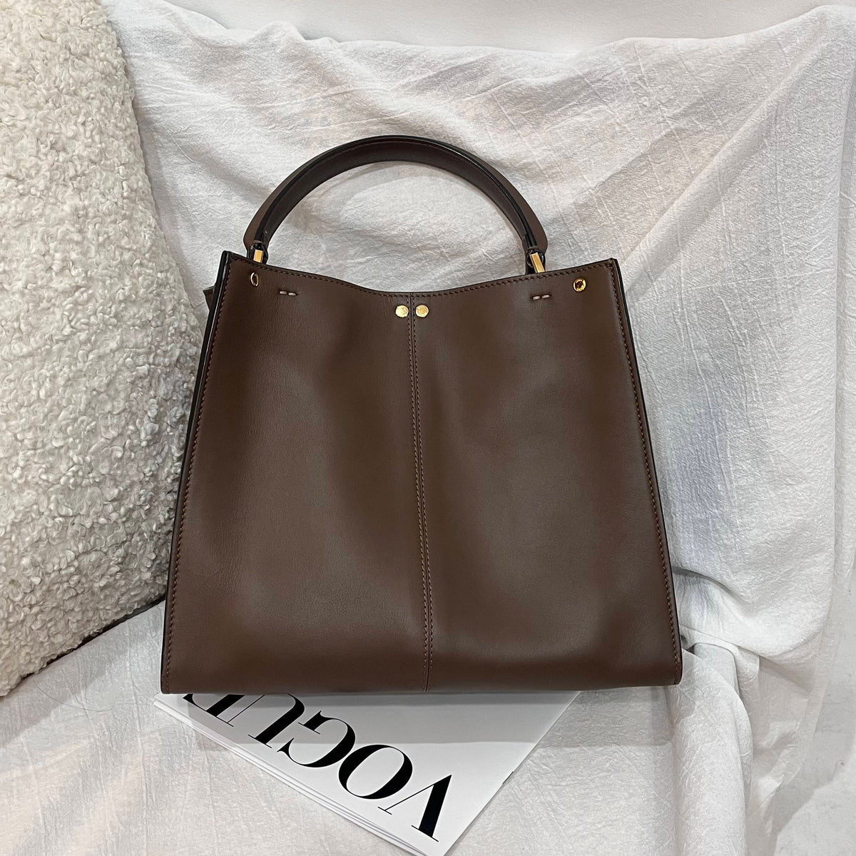 Fendi - Peekaboo X-Lite Medium - Leather - Brown - (medium)