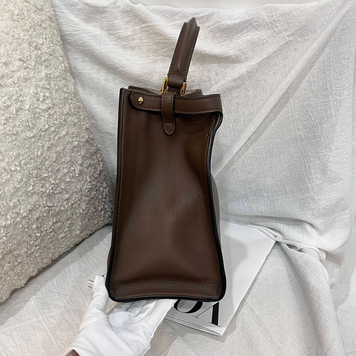 Fendi - Peekaboo X-Lite Medium - Leather - Brown - (medium)