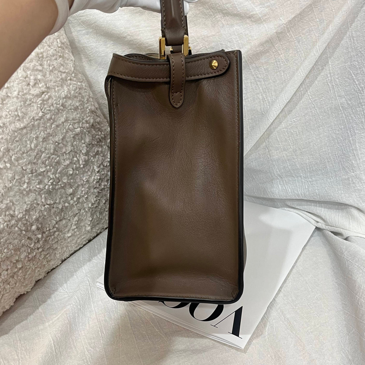 Fendi - Peekaboo X-Lite Medium - Leather - Brown - (medium)