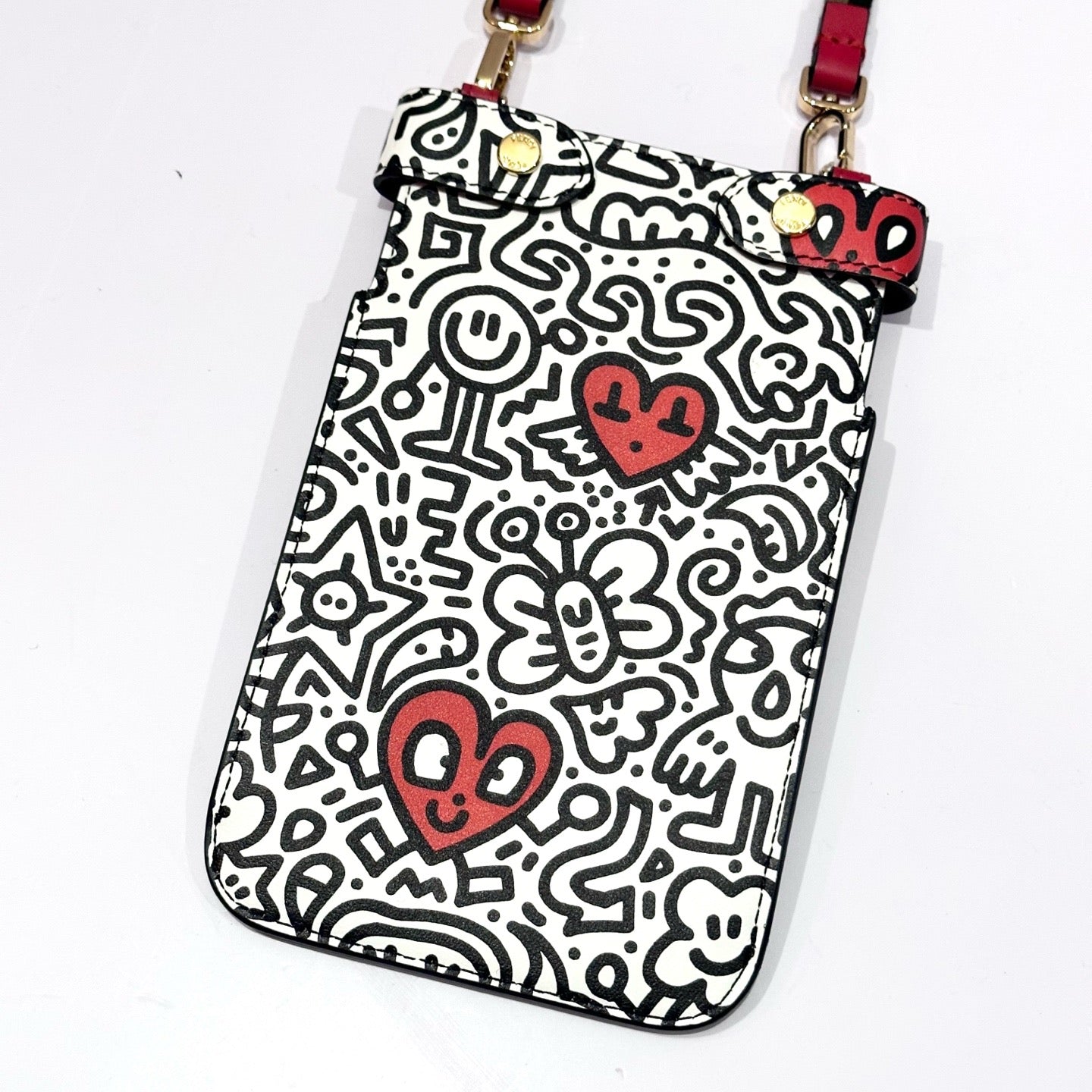 Fendi - Peekaboo x Mr. Doodle - Calfskin - Multicolour - (mini)