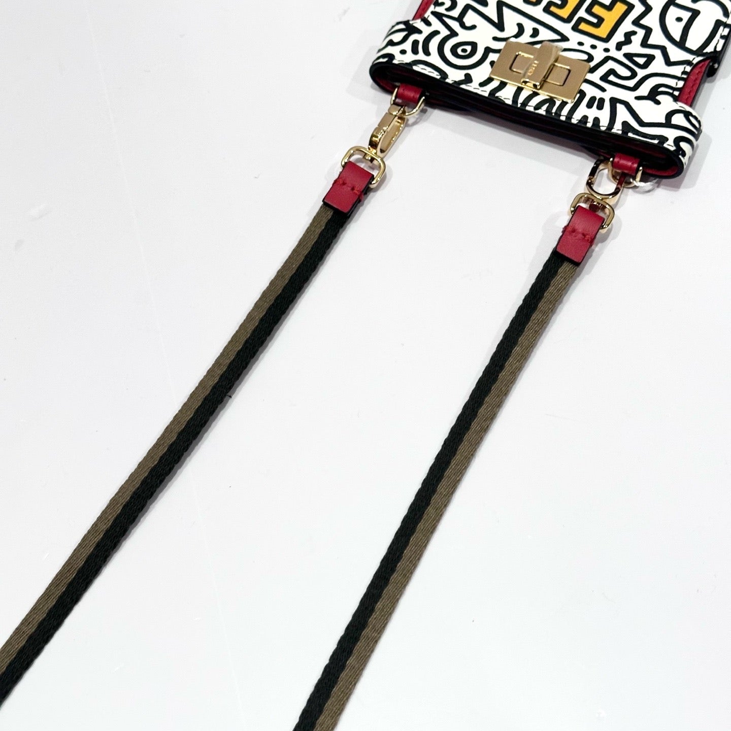 Fendi - Peekaboo x Mr. Doodle - Calfskin - Multicolour - (mini)