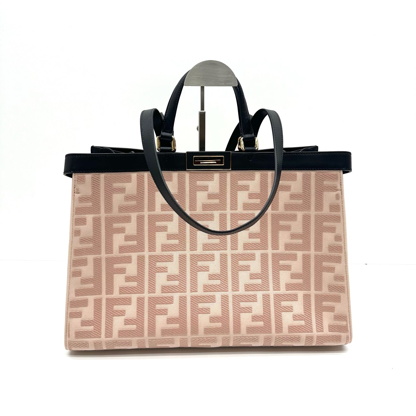 Fendi - Peekaboo X-Tote - Cloth - Beige - (Large)