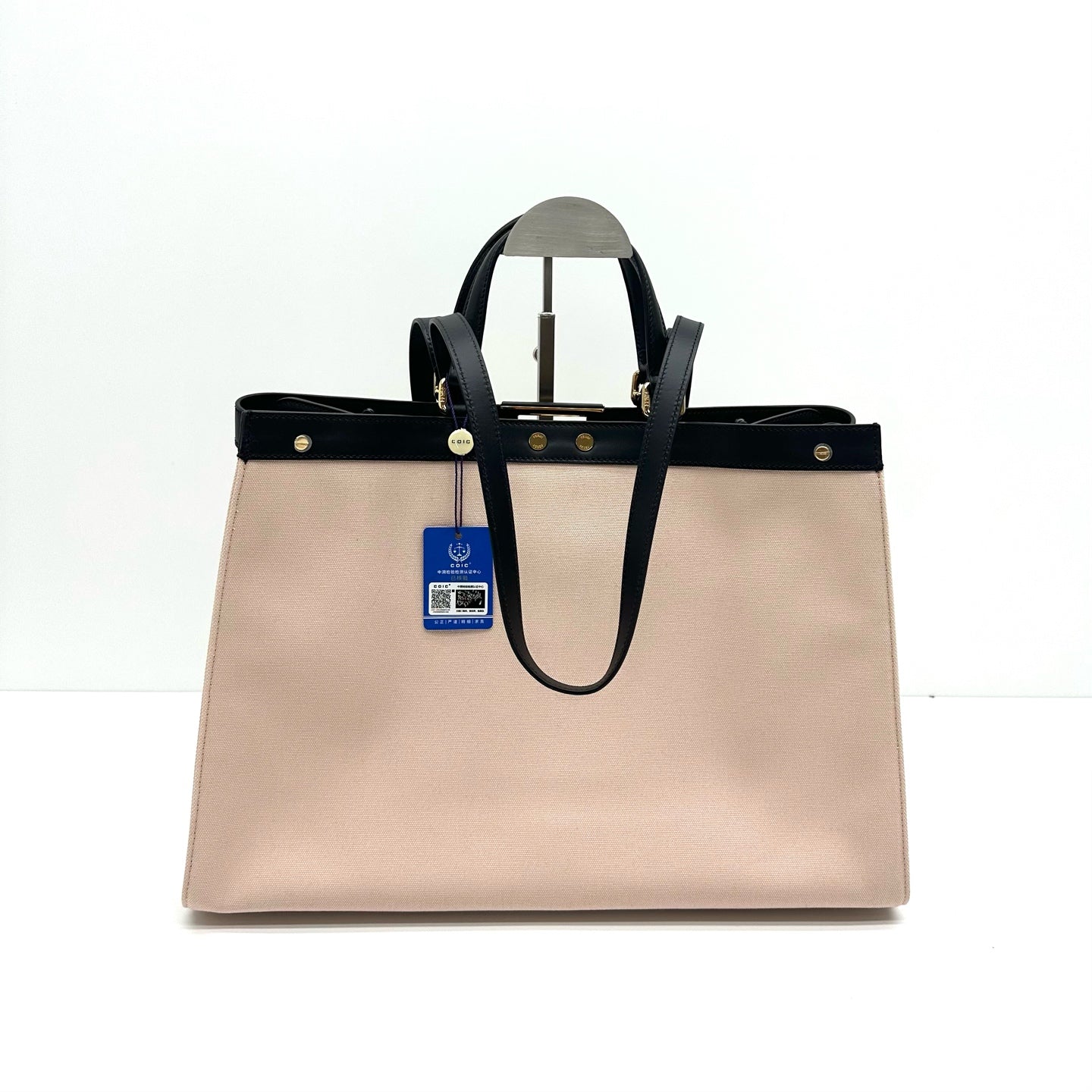Fendi - Peekaboo X-Tote - Cloth - Beige - (Large)