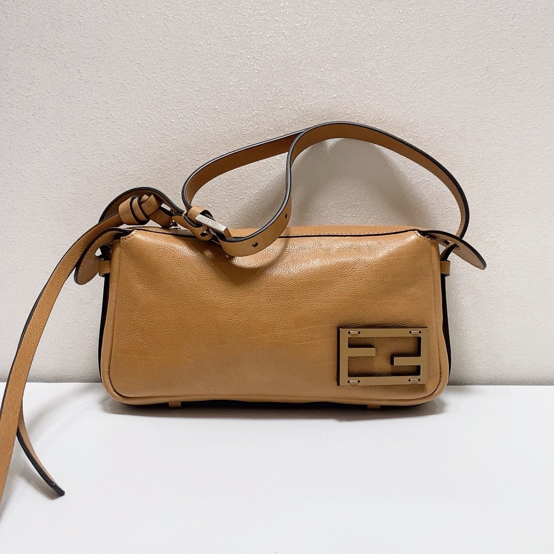 Fendi - Simply - Grained leather - Brown - (Small)