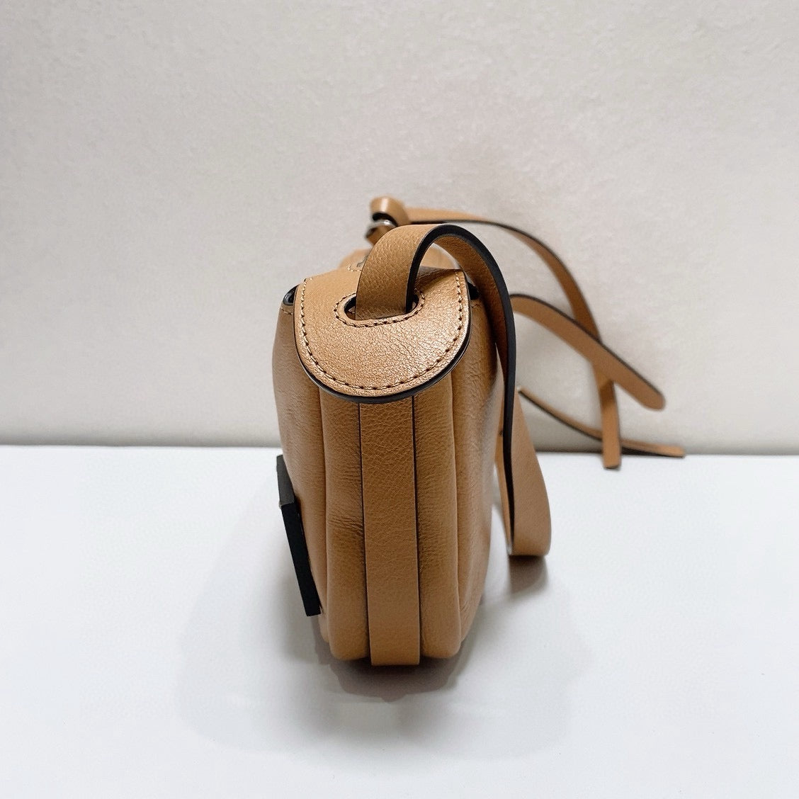 Fendi - Simply - Grained leather - Brown - (Small)