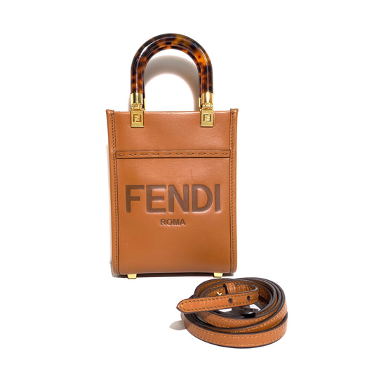 Fendi - Sunshine - Leather - Brown