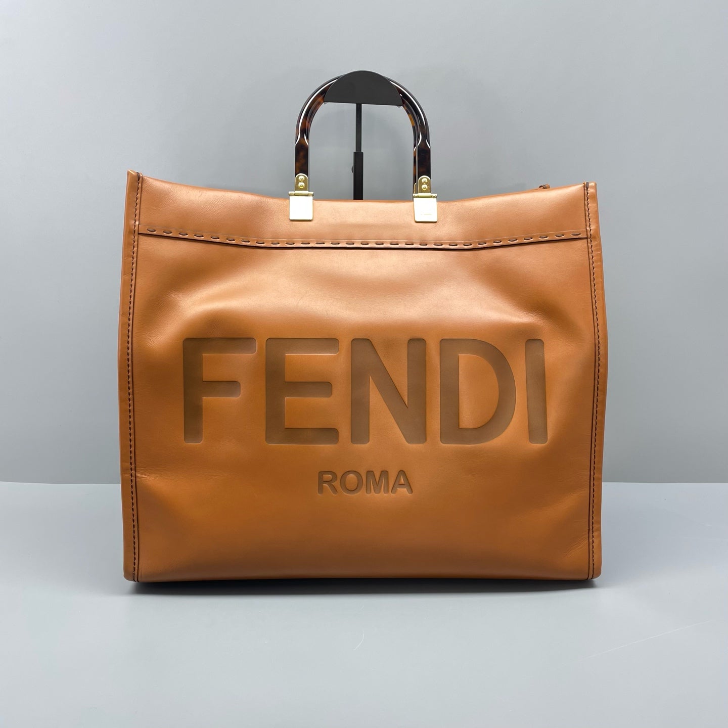 Fendi - Sunshine - Leather - Brown - (large)