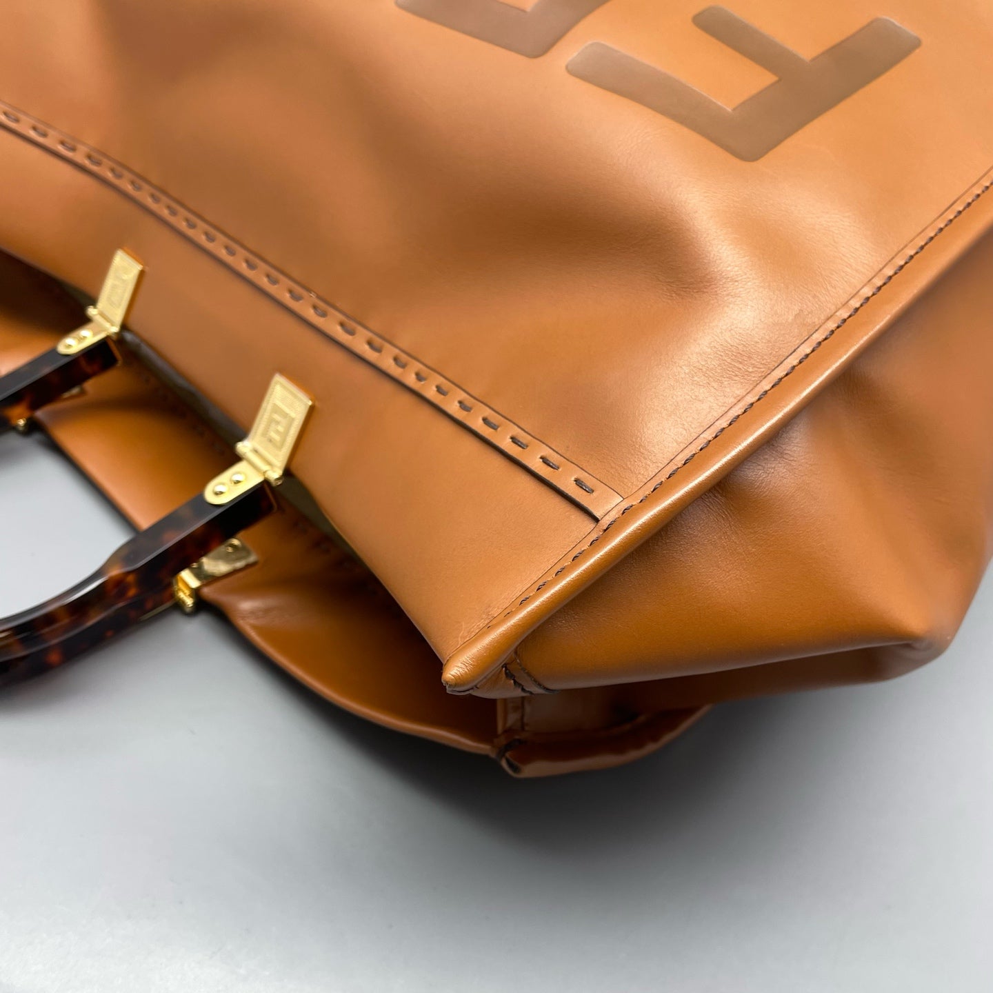 Fendi - Sunshine - Leather - Brown - (large)