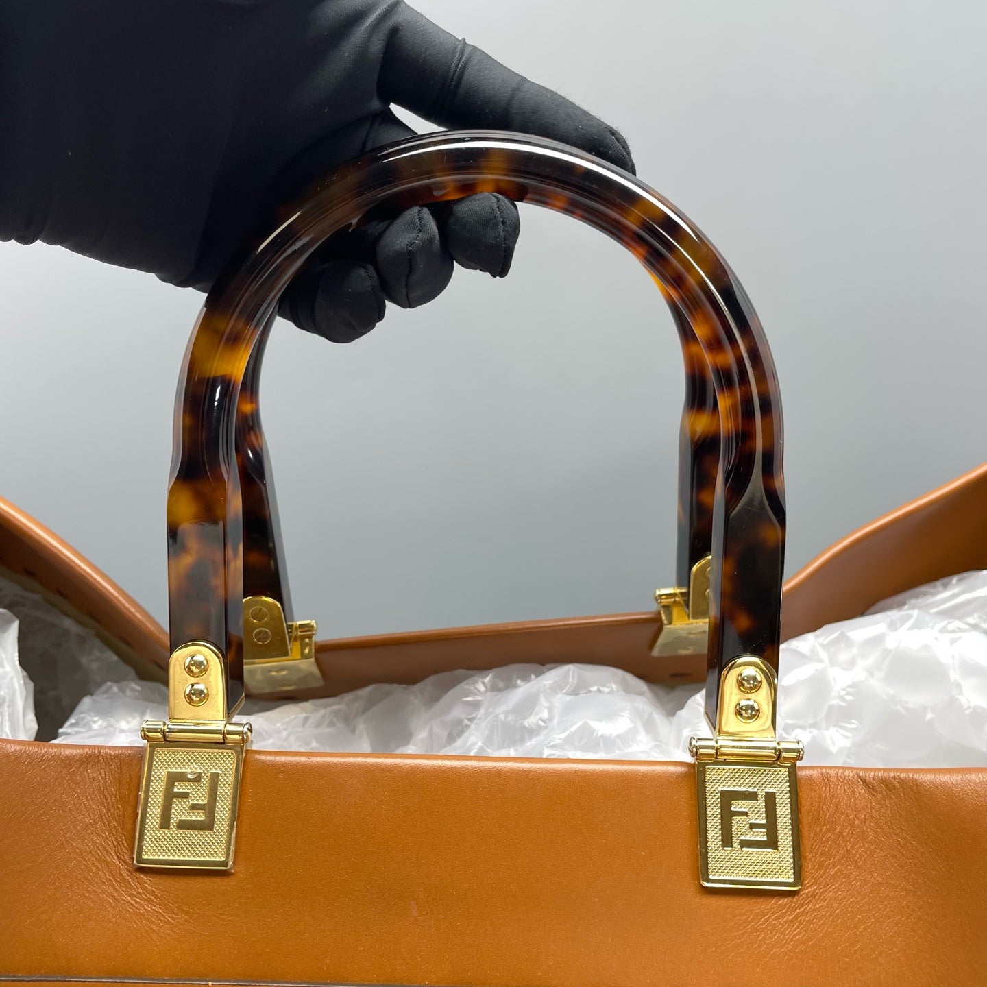 Fendi - Sunshine - Leather - Brown - (large)