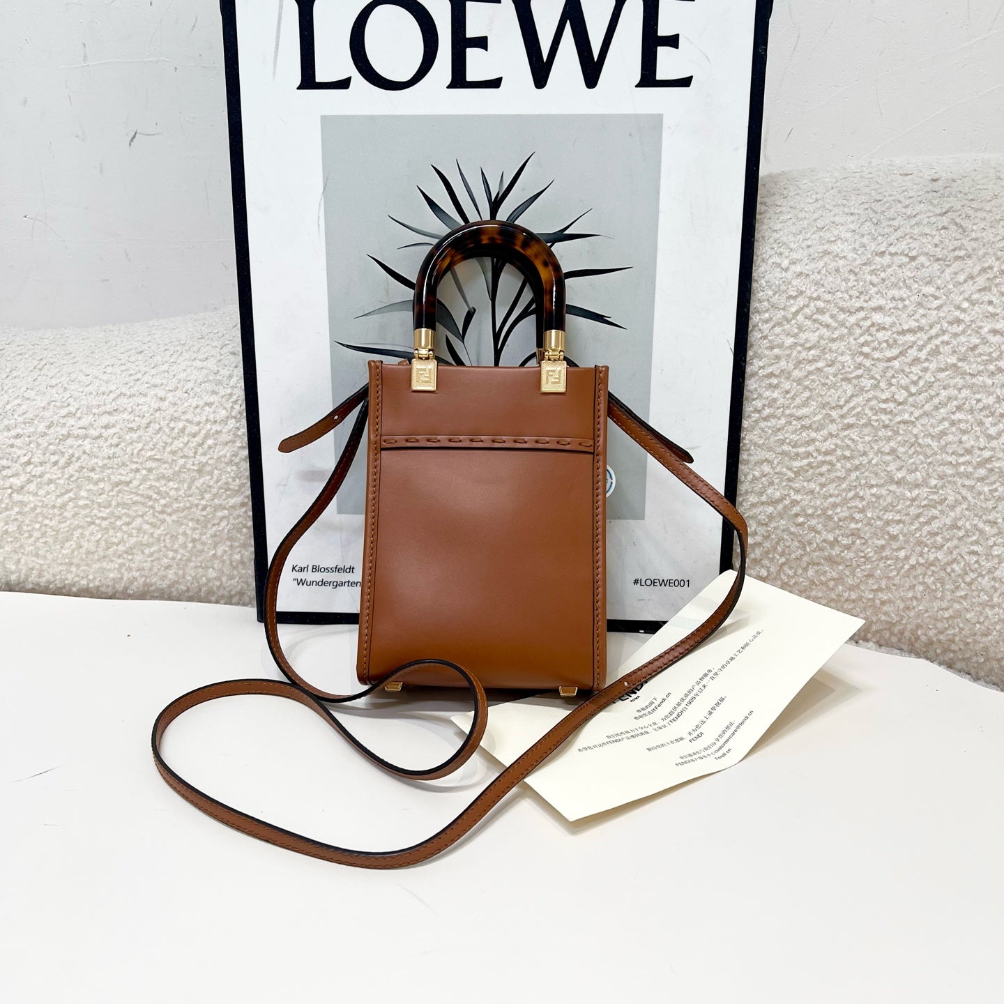 Fendi - Sunshine - Leather - Brown - (mini)