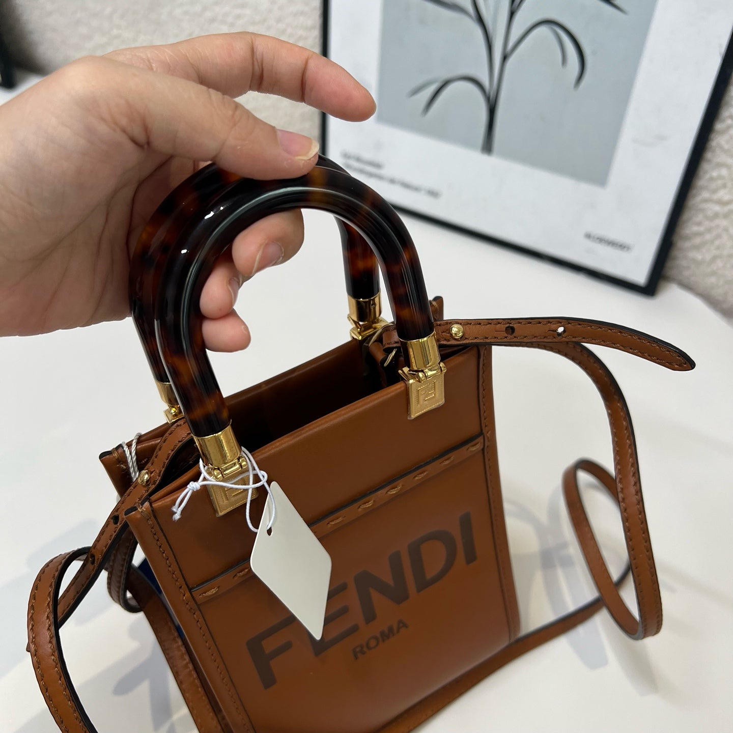 Fendi - Sunshine - Leather - Brown - (mini)