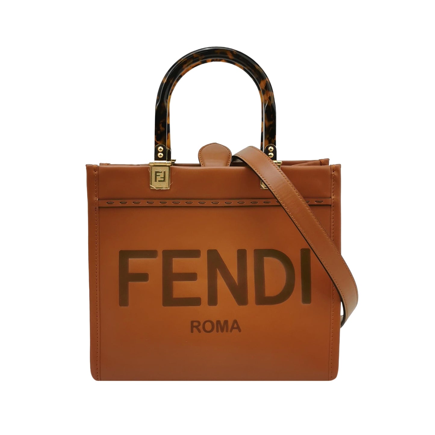 Fendi - Sunshine - Leather - Brown - (small)