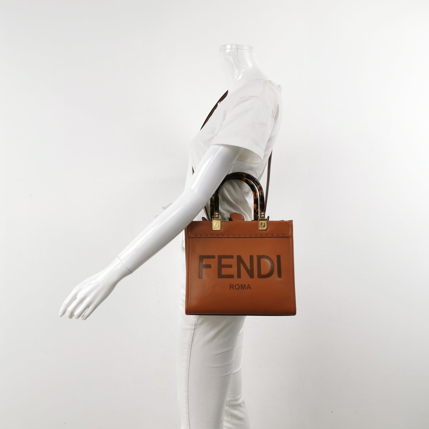 Fendi - Sunshine - Leather - Brown - (small)
