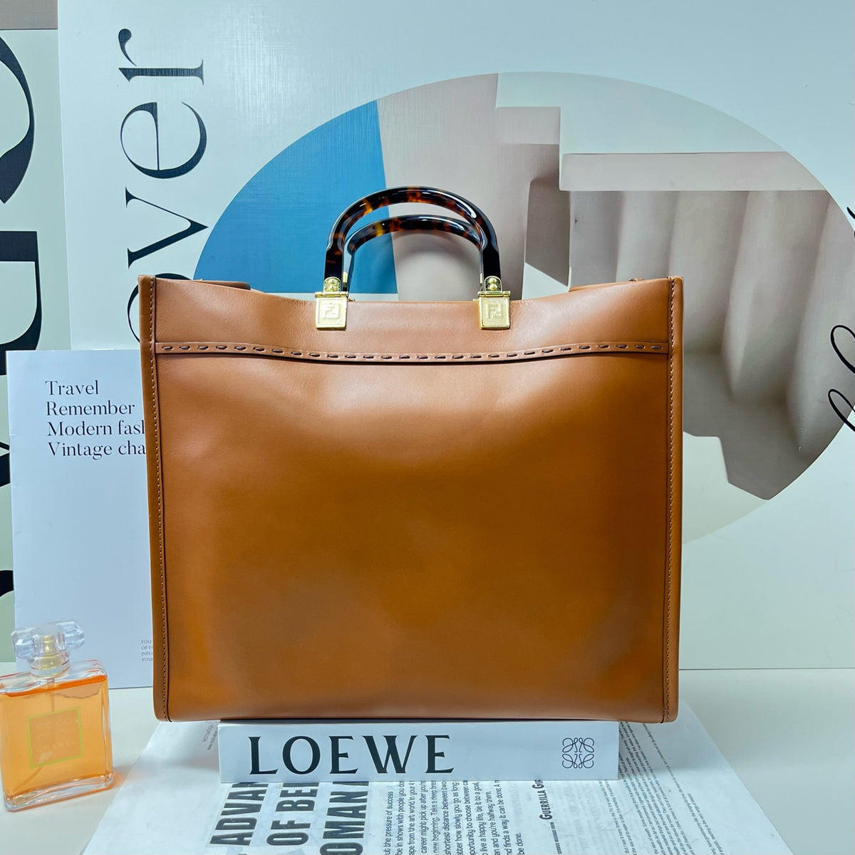 Fendi - Sunshine - Leather - Camel - (medium)
