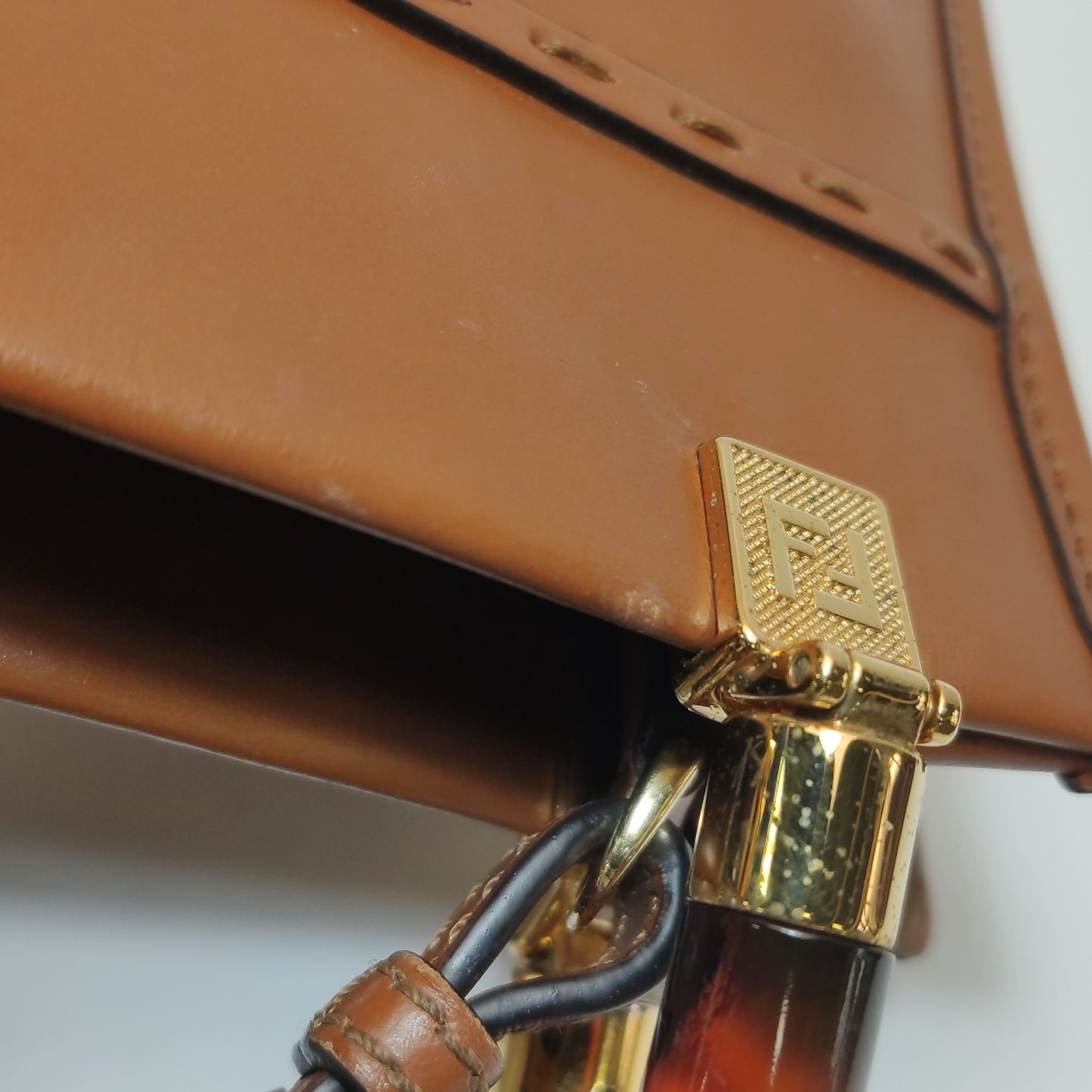 Fendi - Sunshine - Leather - Camel - (mini)
