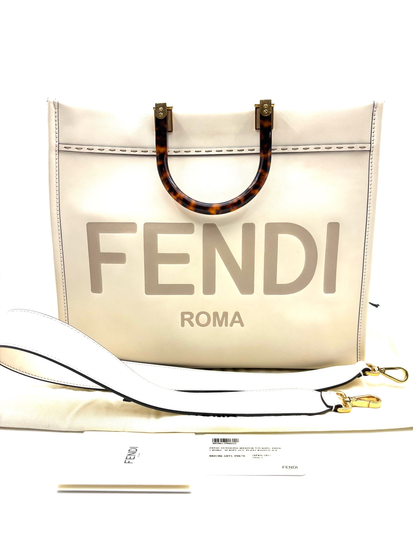 Fendi - Sunshine - Leather - White - (medium)